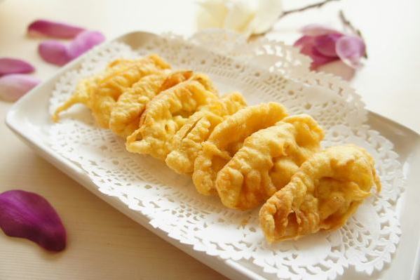 酥炸玉兰花
