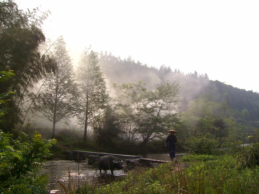 梅溪烟雨