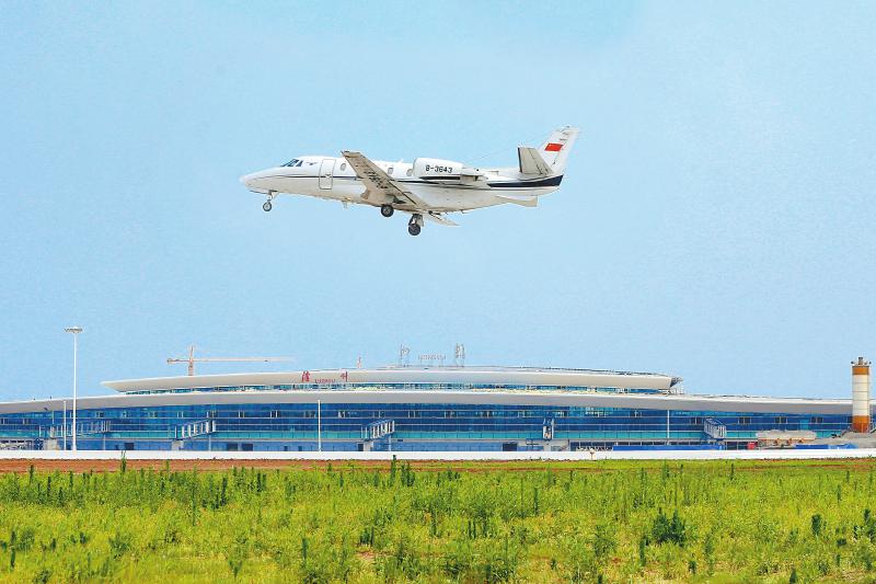 泸州云龙机场开始进行校飞 泸州云龙机场开始进行校飞