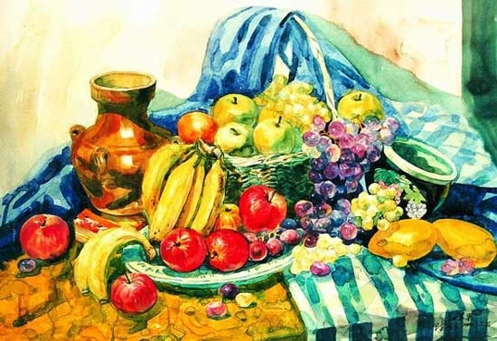 陈可可水彩画作品 陈可可水彩画作品