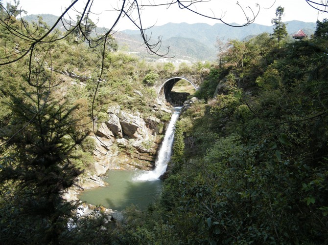 远眺龙口潭 远眺龙口潭