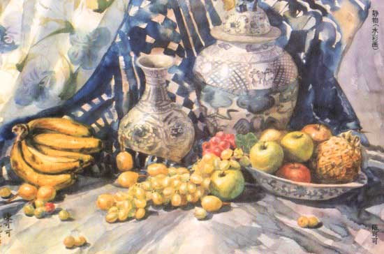 陈可可水彩画作品 陈可可水彩画作品