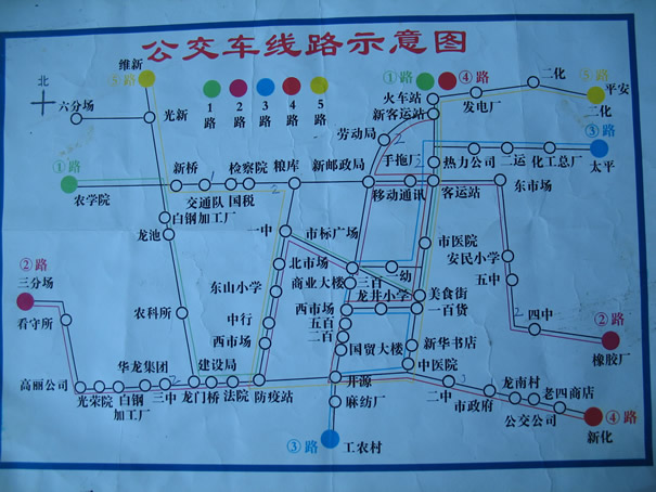 公交线路图 公交线路图