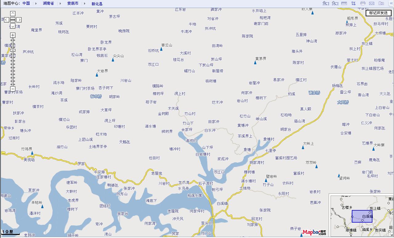 新化县白溪镇岩山村 新化县白溪镇岩山村