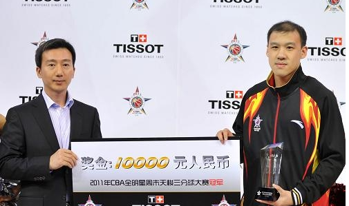 孙杰获CBA三分球大赛冠军 孙杰获CBA三分球大赛冠军