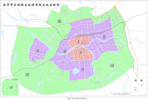 土地使用税分布图 土地使用税分布图