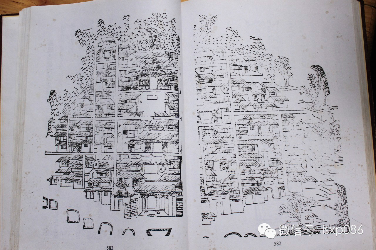 《彭氏族谱》插图还原塔前彭家村原貌 《彭氏族谱》插图还原塔前彭家村原貌