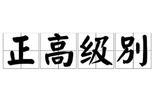 正高级别
