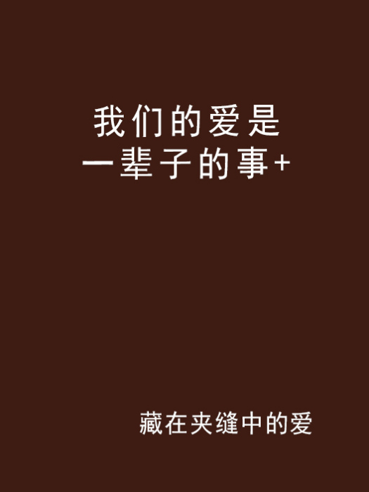 我们的爱是一辈子的事+