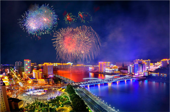 延吉夜景 延吉夜景