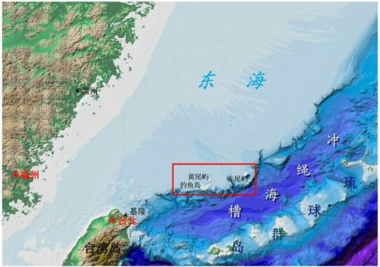 沖绳海槽位置 沖绳海槽位置